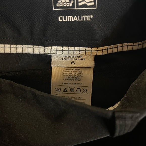 Adidas climalite golf shorts black 6 Bermuda sports walking dressy - Picture 3 of 3